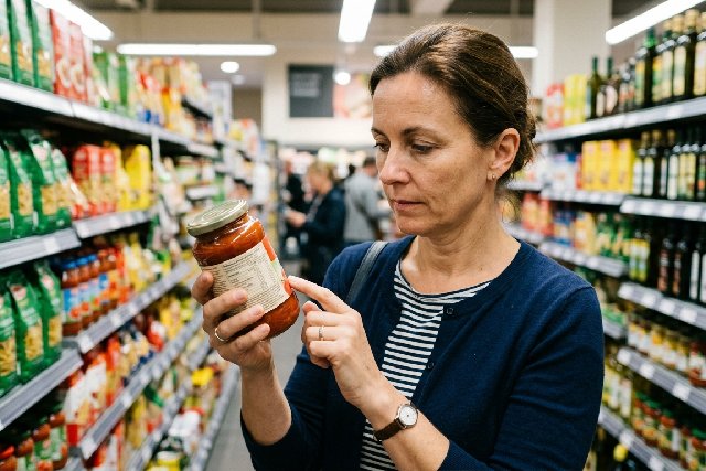 étiquettes alimentaires